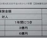 医師賠償責任保険の保険料を今年も払いました