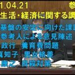 自殺者対策や養育費問題について　参議院 国民生活・経済に関する調査会　浜田聡の質問