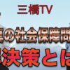 減税して税収が減ると社会保障費はどうするんだ？に対して