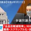 2022年3月17日 参議院 財政金融委員会 浜田聡の質問 NHKの法人税非課税の弊害、等