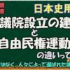 忙しく充実した一日　民選議院設立の建白書に再注目？